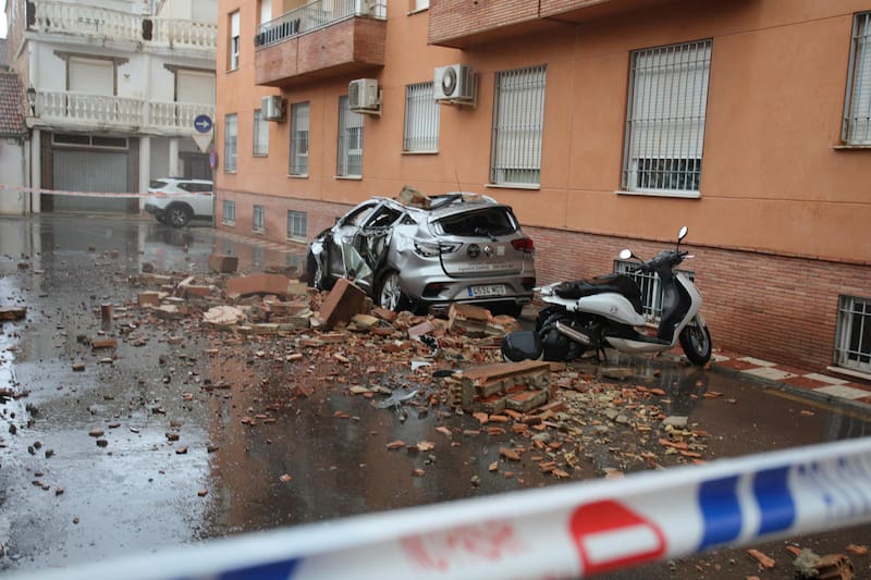 Los daños sufridos por Granada debido al terremoto.