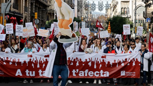 Huelga general de cuatro días: médicos de todo el país reclaman en las calles el fin de las guardias de 24 horas