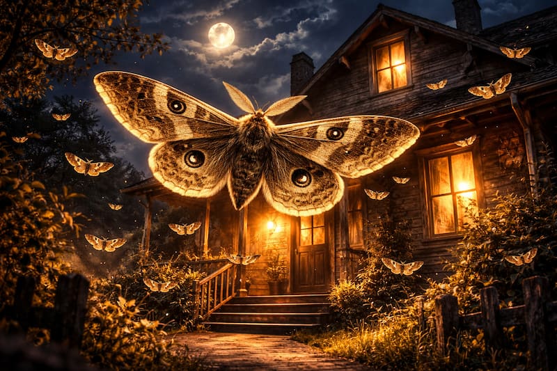 Los mitos acerca de las polillas fueron desmentidos por la ciencia. (Fuente: Imagen ilustrativa generada con IA)