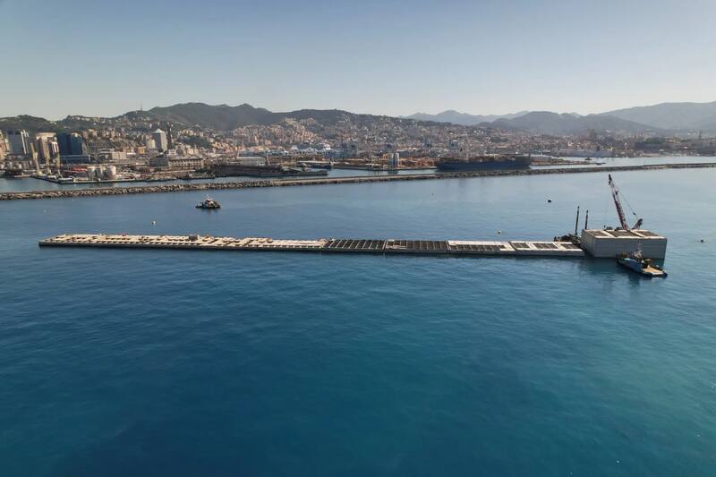 Los nuevos barcos que podrán ingresar a Génova gracias a la megaobra de infraestructura.