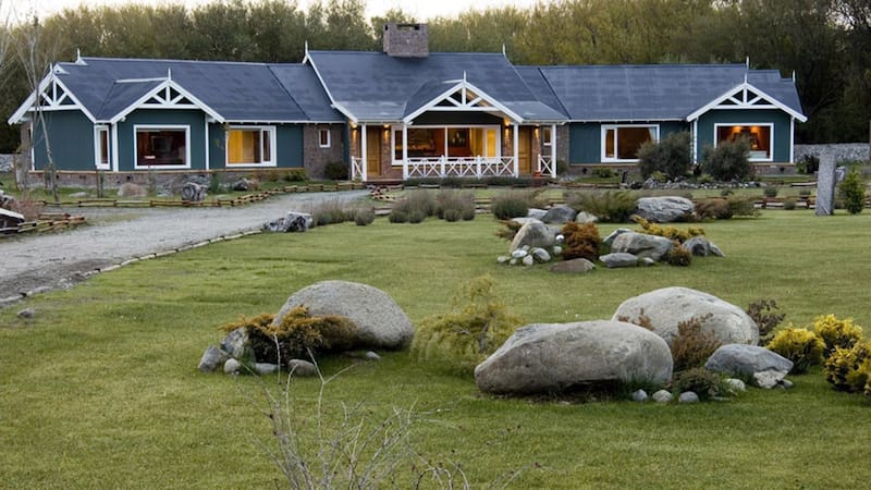 El complejo donde se construyó el Hotel Los Sauces.