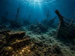 Hallazgo del siglo: encuentran seis barcos hundidos por los piratas del Caribe llenos de tesoros con más de 300 años