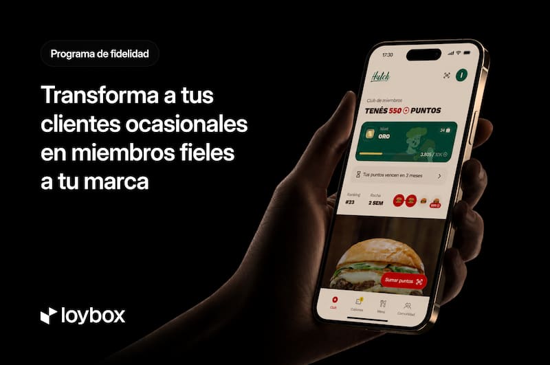 "Loybox le arma a cada marca su propio club de miembros: una app de fidelidad propia para los
locales físicos y/o un programa integrado a su tienda online", Loybox.