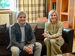 Máxima en el Foro Llao Llao: foto con Caputo y consejos para que los empresarios cuiden la salud financiera de sus empleados