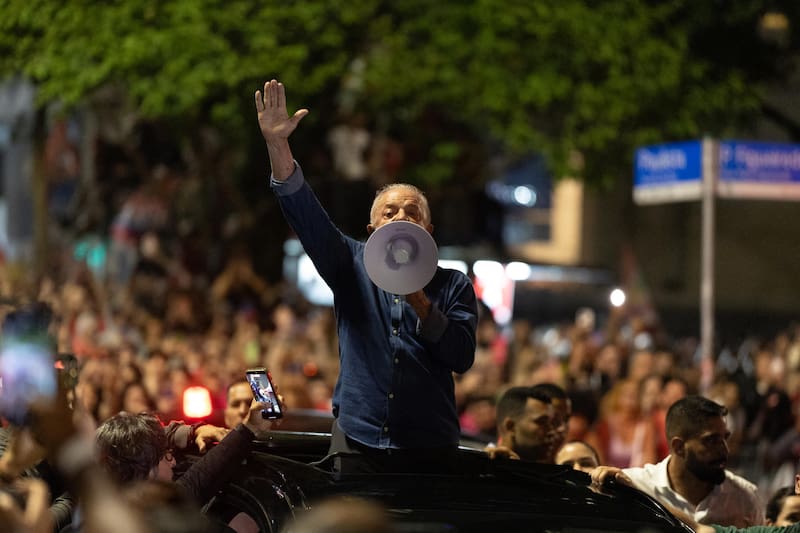 Lula da Silva en Sao Pablo.
