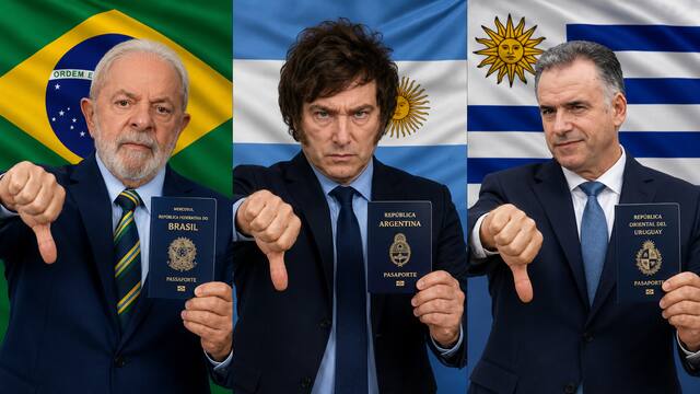 Oficial | Brasil, Argentina y Uruguay prohibirán el ingreso y la salida del país a quienes posterguen este trámite con su pasaporte