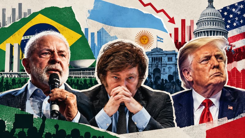 Lula Da Silva, Milei y Trump