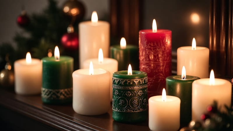 Las velas para el 24 de diciembre.