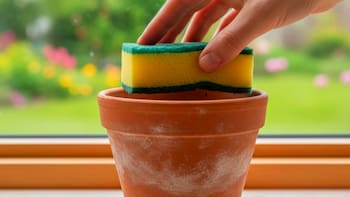Tus plantas dejarán de morirse: por qué hay que poner una esponja en las macetas