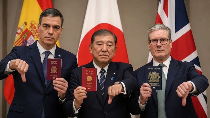 Madrid, Tokio y Londres prohibirán el ingreso y la salida del país a quienes hayan postergado este trámite con su pasaporte.