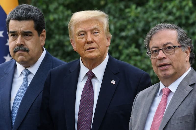 Trump confirmó que “Colombia está muy enferma” y no descartó “otra misión de EE.UU.”.