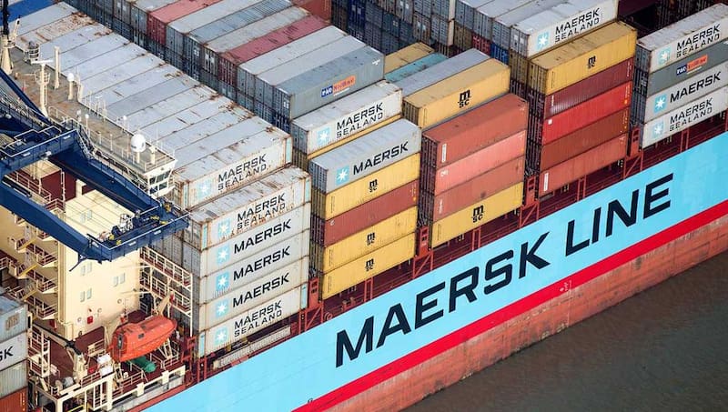 Maersk, la segunda mayor naviera del mundo, afirmó estar trabajando “con urgencia” para clarificar las condiciones. Fuente: archivo.