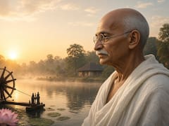 Mahatma Gandhi, pacifista y pensador: “La felicidad se alcanza cuando lo que uno piensa, dice y hace están en armonía”
