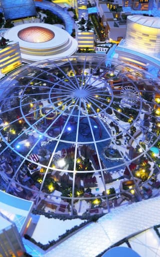 Construyen el shopping más grande del mundo: una megaestructura futurista con ocho millones de metros cuadrados