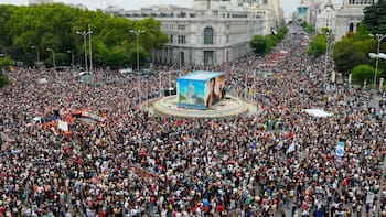 Miles de personas salen a la calle a manifestarse contra la crisis del alquiler: reclaman rebajas del 50% y contratos indefinidos