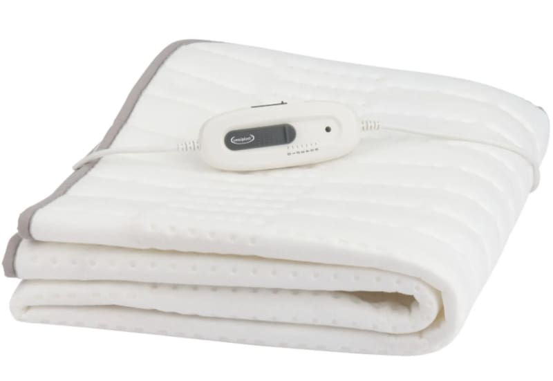 Llega a Lidl una manta eléctrica con calentamiento rápido, ideal para el frío. (Fuente: Lidl).