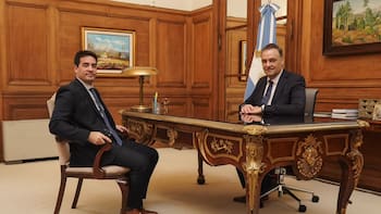Ravier inicia su gestión: mantuvo su primera reunión con Adorni y espera a la jura con Milei
