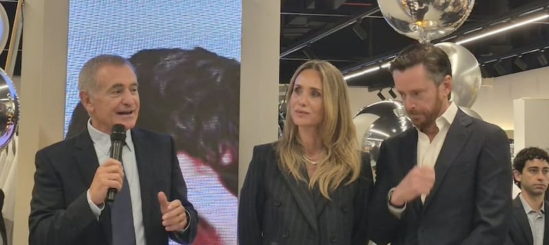 Manuel Antelo, Sabine Mulliez y Pedro Aguirre Saravia, socios de Grupo One
