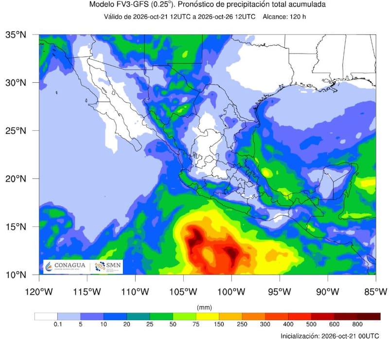Las lluvias fuertes a intensas podrían estar acompañadas con descargas eléctricas, rachas de viento y caída de granizo