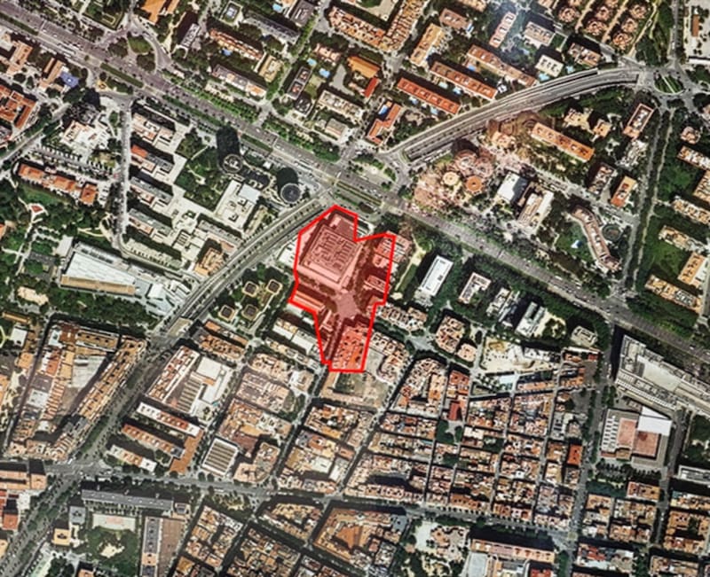 El Corte Inglés Diagonal ocupa un solar ligado a la antigua prisión de mujeres de Les Corts, un espacio marcado por la represión franquista en Barcelona.