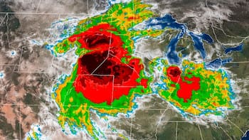 Se acerca un diluvio histórico con tormentas que durará 5 días seguidos: intensas lluvias y ráfagas de viento de hasta 80 mph