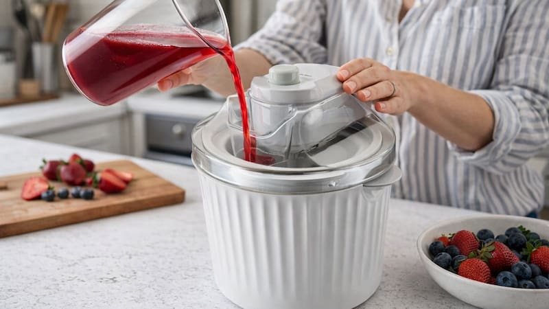 Largas filas en Lidl por este electrodoméstico que prepara hasta 1 litro de helado o sorbete: se consigue por menos de 15 euros.