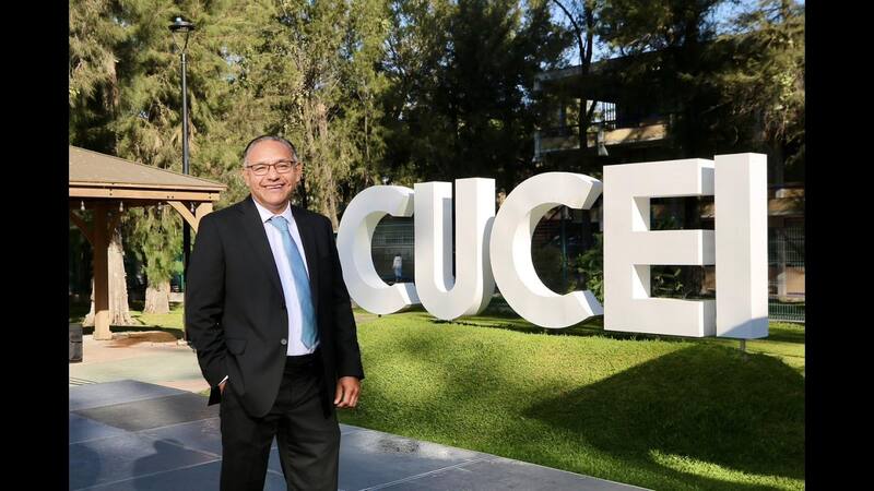 Marco Antonio Pérez Cisneros, rector del Centro Universitario de Ciencias Exactas e Ingenierías de la Universidad de Guadalajara.