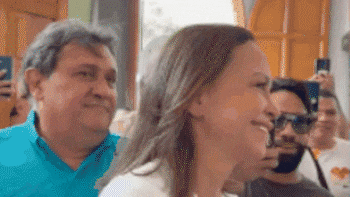 Las primeras imágenes de María Corina Machado en su regreso a Venezuela, tras 10 meses en el exilio