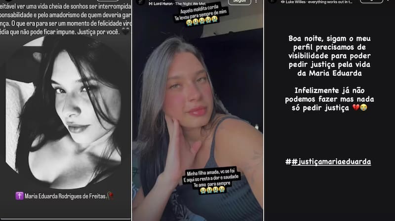 La madre de la joven se despidió de ella en las redes sociales.