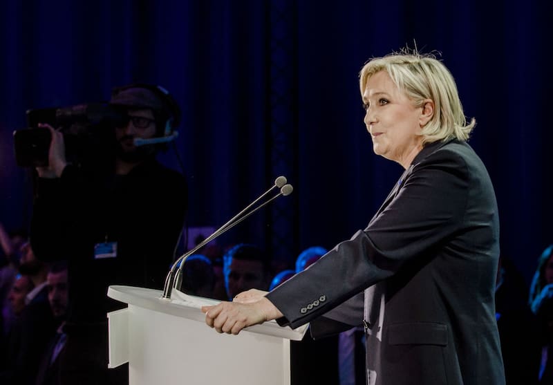 Le Pen quiere un modelo de cooperación más laxo y que el poder vuelva de la Comisión Europea a los Estados miembro. Fuente: Bloomberg.
