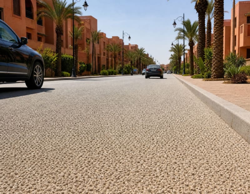 ¿Cómo funciona el pavimento que Marruecos utiliza para combatir el calor?