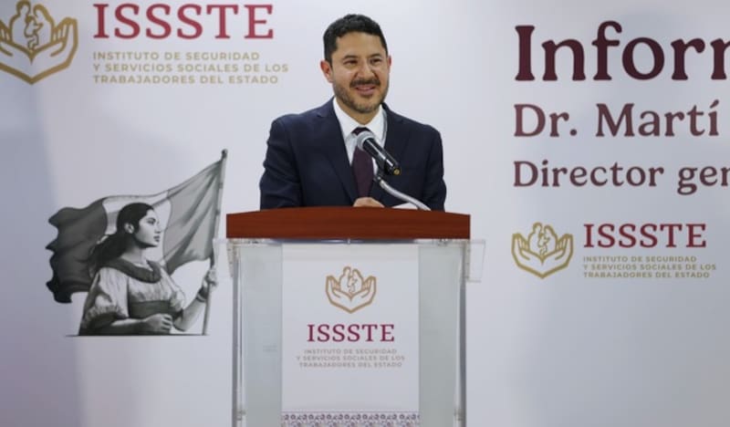 Martí Batres, director del ISSSTE. Fuente: archivo.