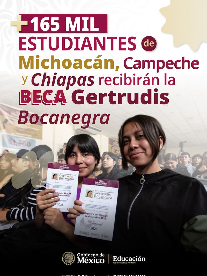 Tres nuevas poblaciones tendrán el beneficios de la Beca Gertrudis Bocanegra.