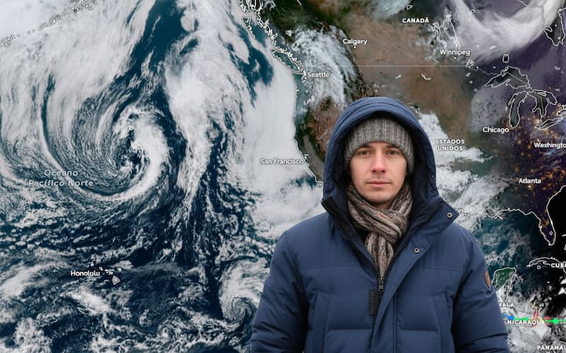 El avance del frente frío número 48 y una masa de aire polar provocarán un drástico cambio de tiempo en gran parte del país.