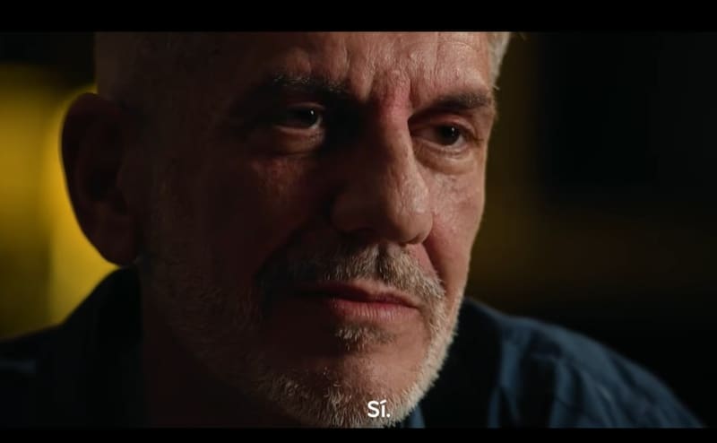 Matías Bagnato, en un fragmento del documental "La masacre de Flores". (Foto: HBO Max)