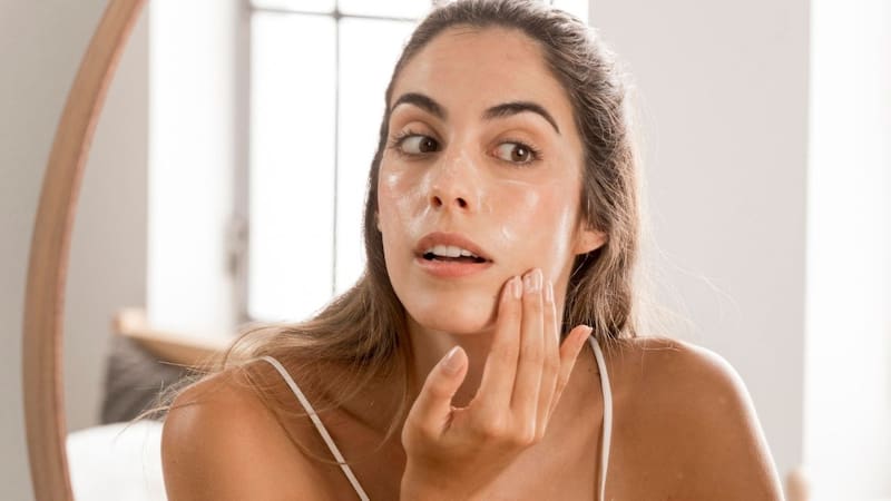 Piel de la cara sin manchas