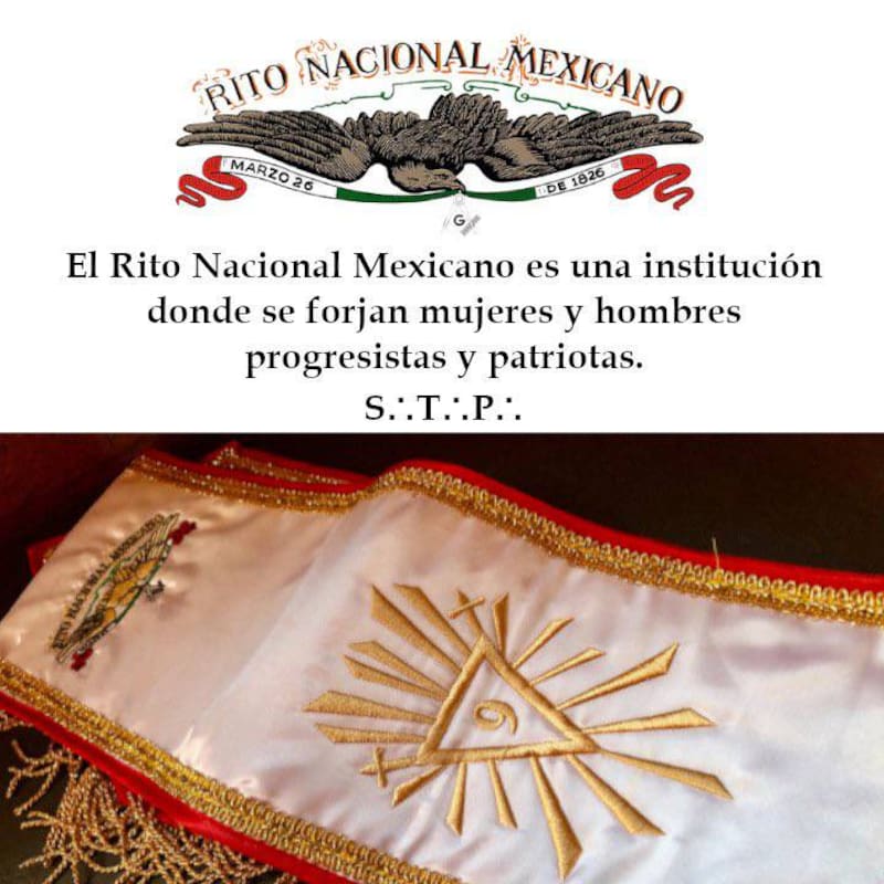 Rito Nacional Mexicano. Fuente: Archivo.