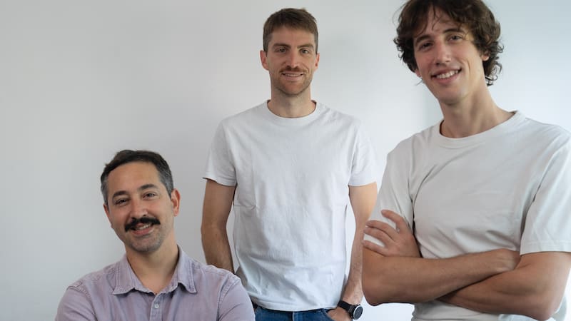 De izquierda a derecha: Federico Viarnés, Martín Erlich y Matías Supervielle