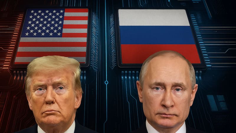 Máxima alerta: Rusia lanzó una lapidaria advertencia a Trump y se enciende la pelea por el poder mundial. Foto: Copilot IA