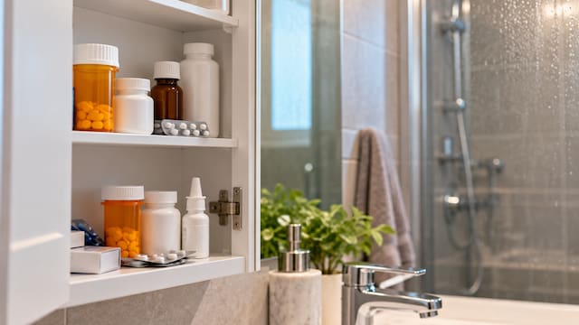 El error de guardar medicamentos en el baño: por qué los especialistas recomiendan evitarlo