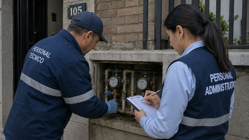 El Gobierno visitará casa por casa con personal administrativo y técnicos para detectar la existencia de irregularidades en los medidores de agua.