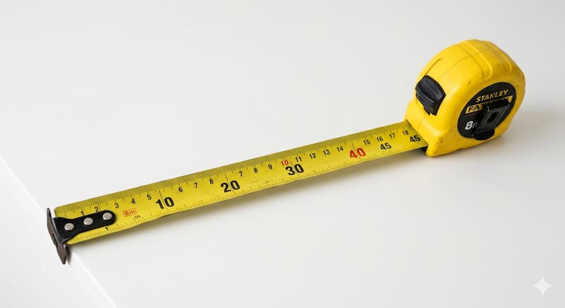 El largo de las manos de punta a punta.