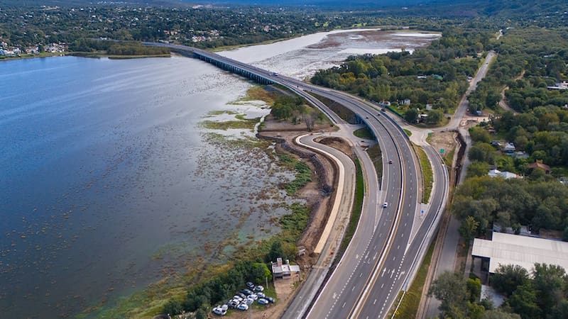 La provincia de Córdoba puso en funcionamiento dos kilómetros de la obra vial más grande del país.