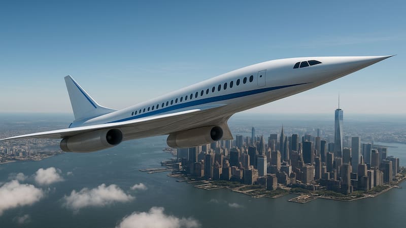 Mejor que el Concorde: inaugurarán un avión supersónico que volará de París a Nueva York en 4 horas y será el más rápido de la historia
Fuente: IA