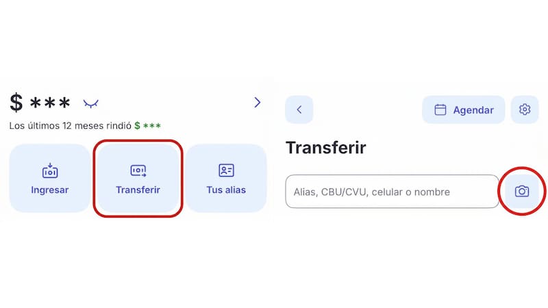 Esta funcionalidad está diseñada para agilizar el envío de dinero entre cuentas digitales y bancarias.