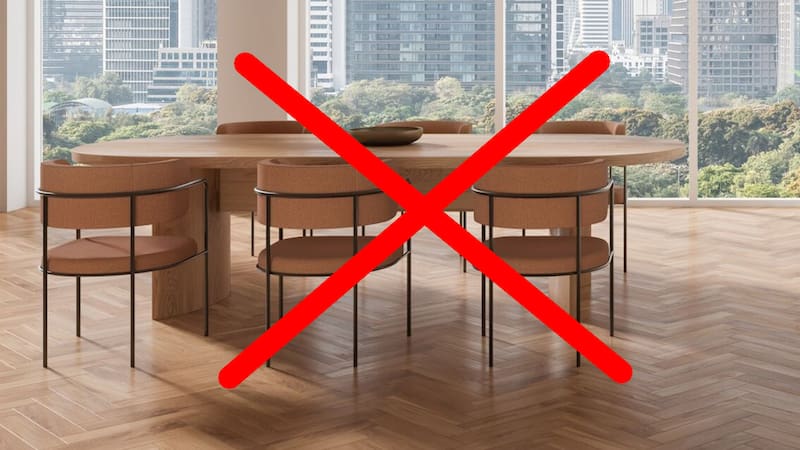 Cambia la moda de tener una mesa del comedor en casa.