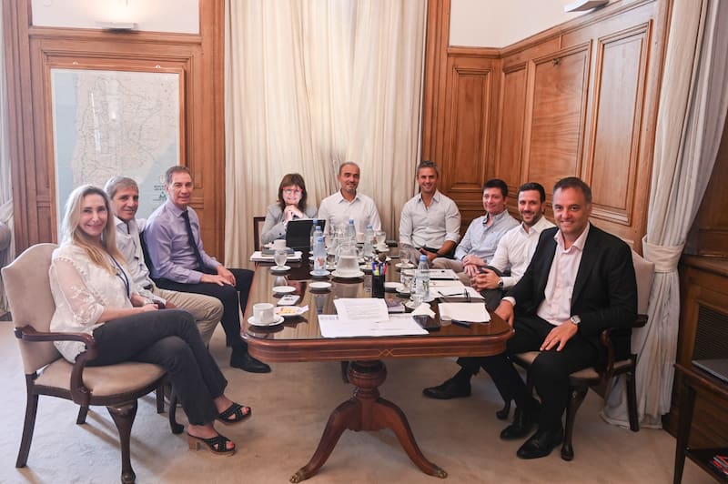 La Mesa Política reunida esta mañana en la Casa Rosada