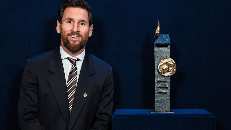 Lionel Messi recibió este viernes el premio Princesa de Asturias en España.