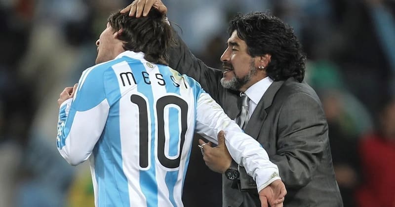 Maradona anticipó el logro de Messi con una profecía.