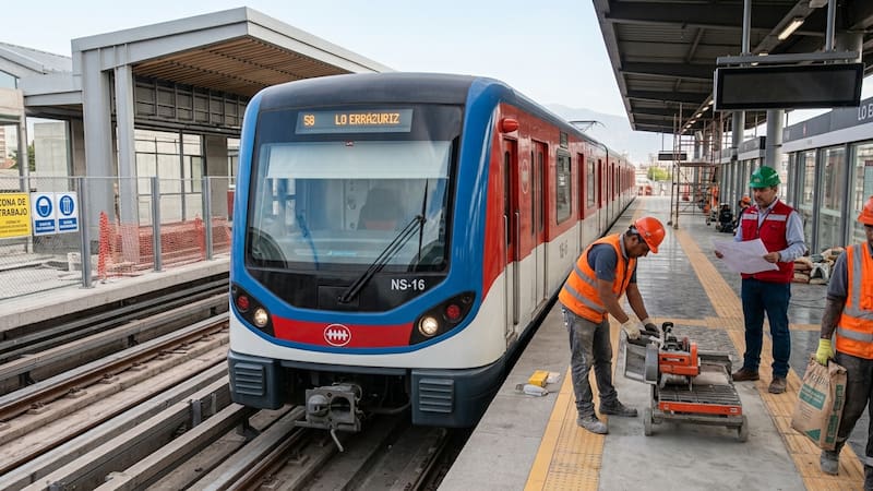 La Línea 6 de Metro tendrá una nueva estación en 2028: las obras ya alcanzaron el 55% y sumarán 3 kilómetros al recorrido para llegar al centro en 27 minutos.